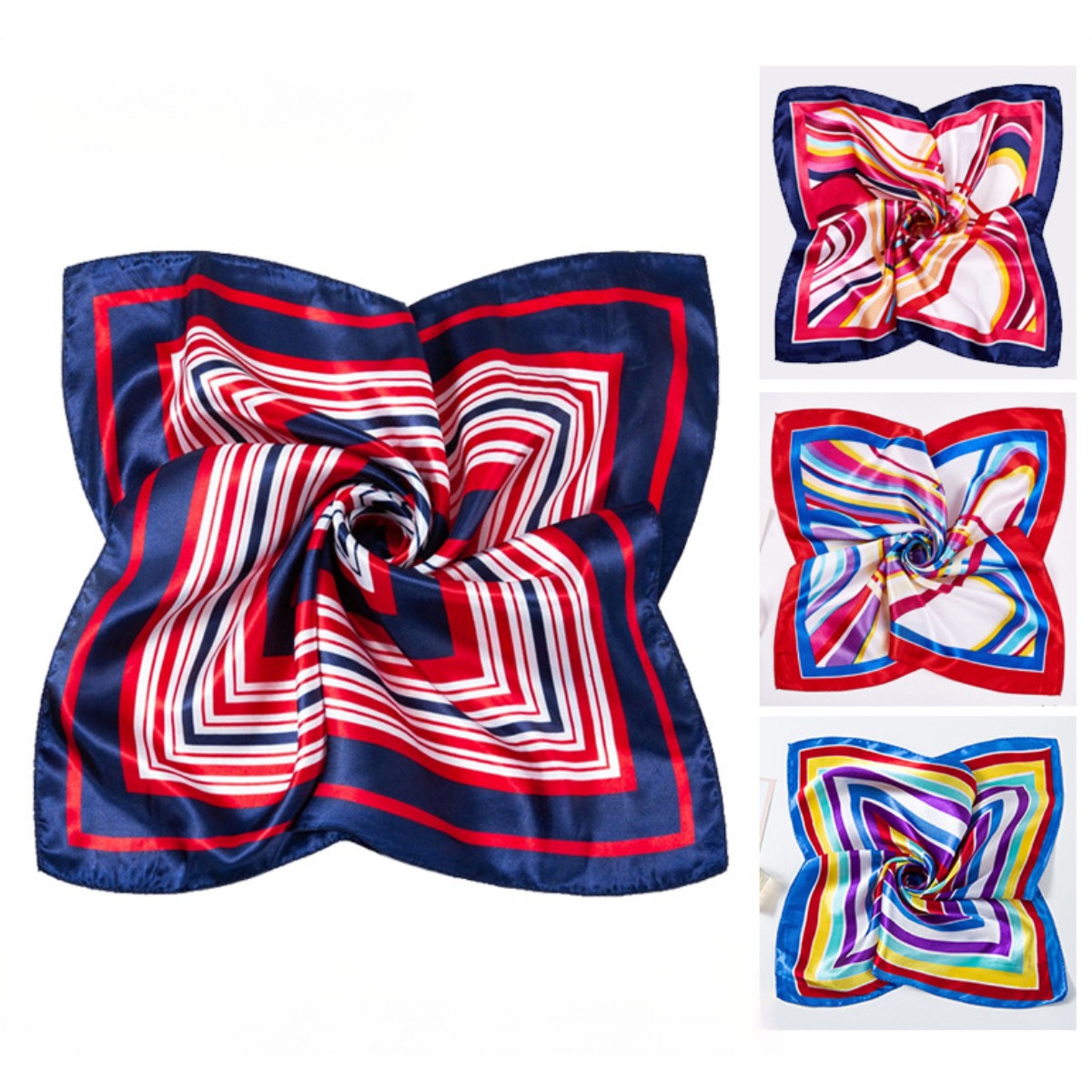 Scarf Silk Square - 50*50cm kwadratowe jedwabne szaliki szalik moda