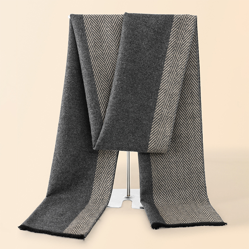 Muffler Men Wool - Luksusowy zimowy męski szal szalik ciepły