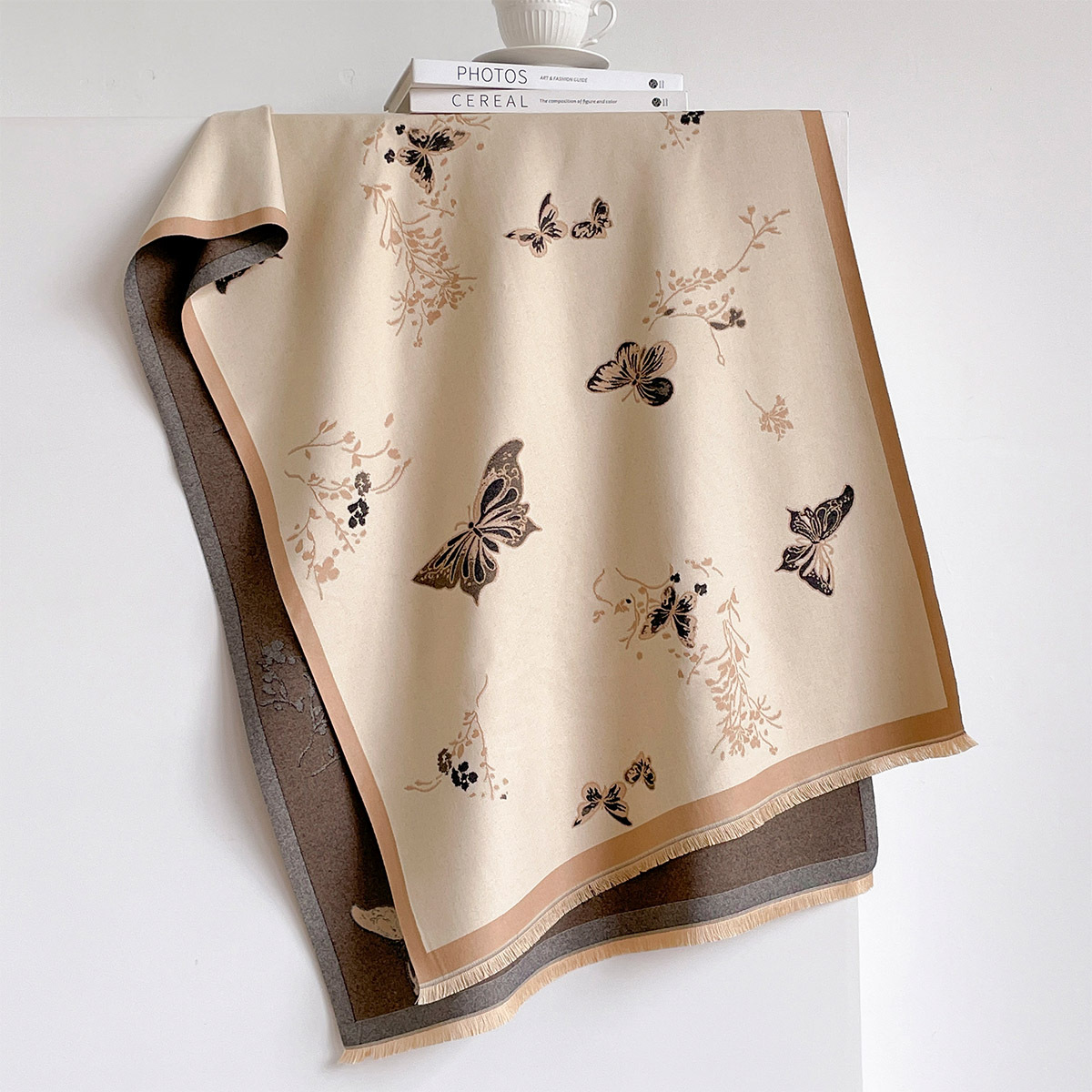 Damski szal z imitacji kaszmir – Pashmina Wrap Large recenzja i cena
