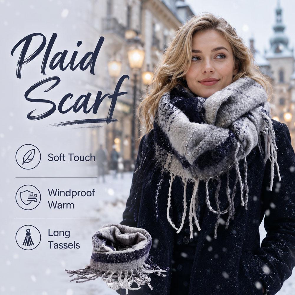 Gruby szal z miękkimi frędzlam – Pashmina Wrap Large recenzja i cena