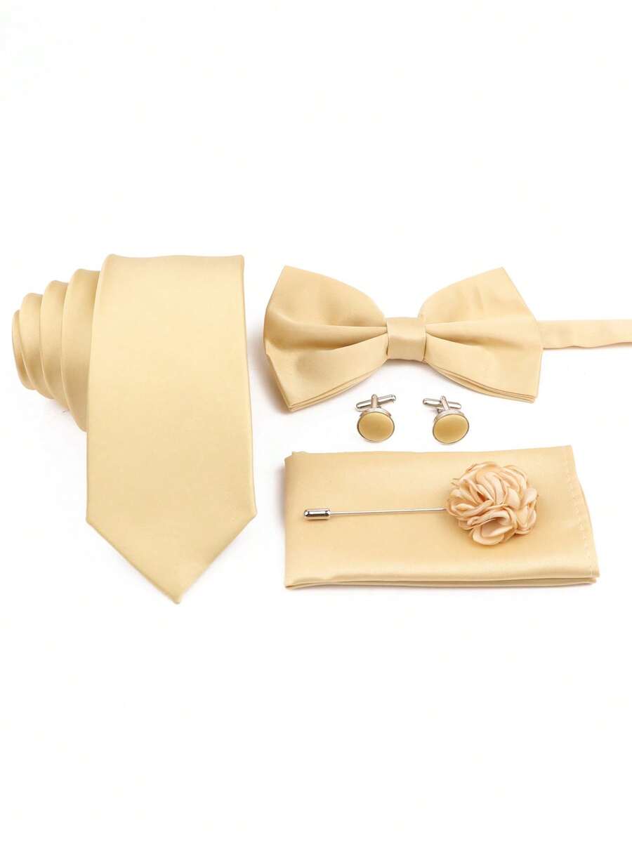 SGIAWETA-5 szt./zestaw Krawat  – Pocket Square Set recenzja i cena