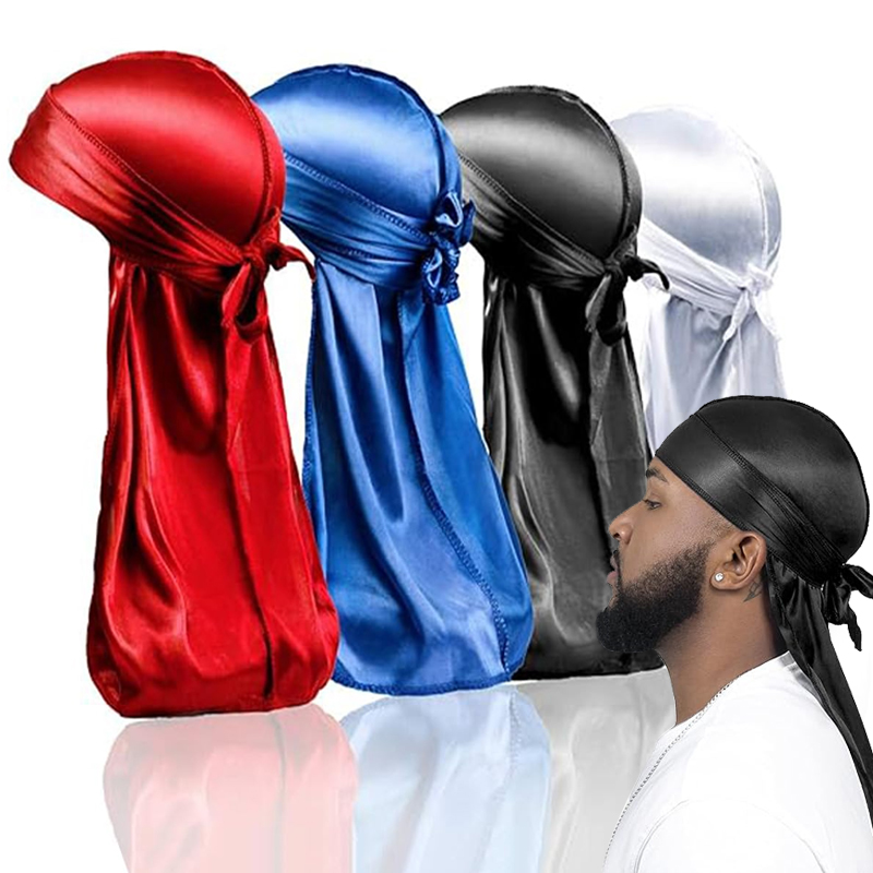 1-4 szt. Nowy jedwabny Durag c – Bandana Doo Rag recenzja i cena