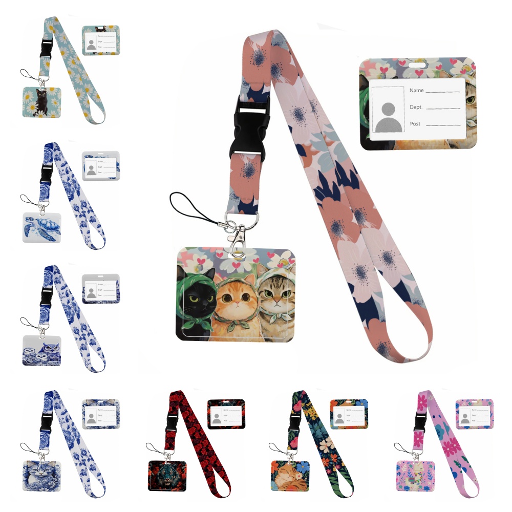 Małe zwierzęta w kwiatach Nadr – Lanyard Badge Holder recenzja i cena