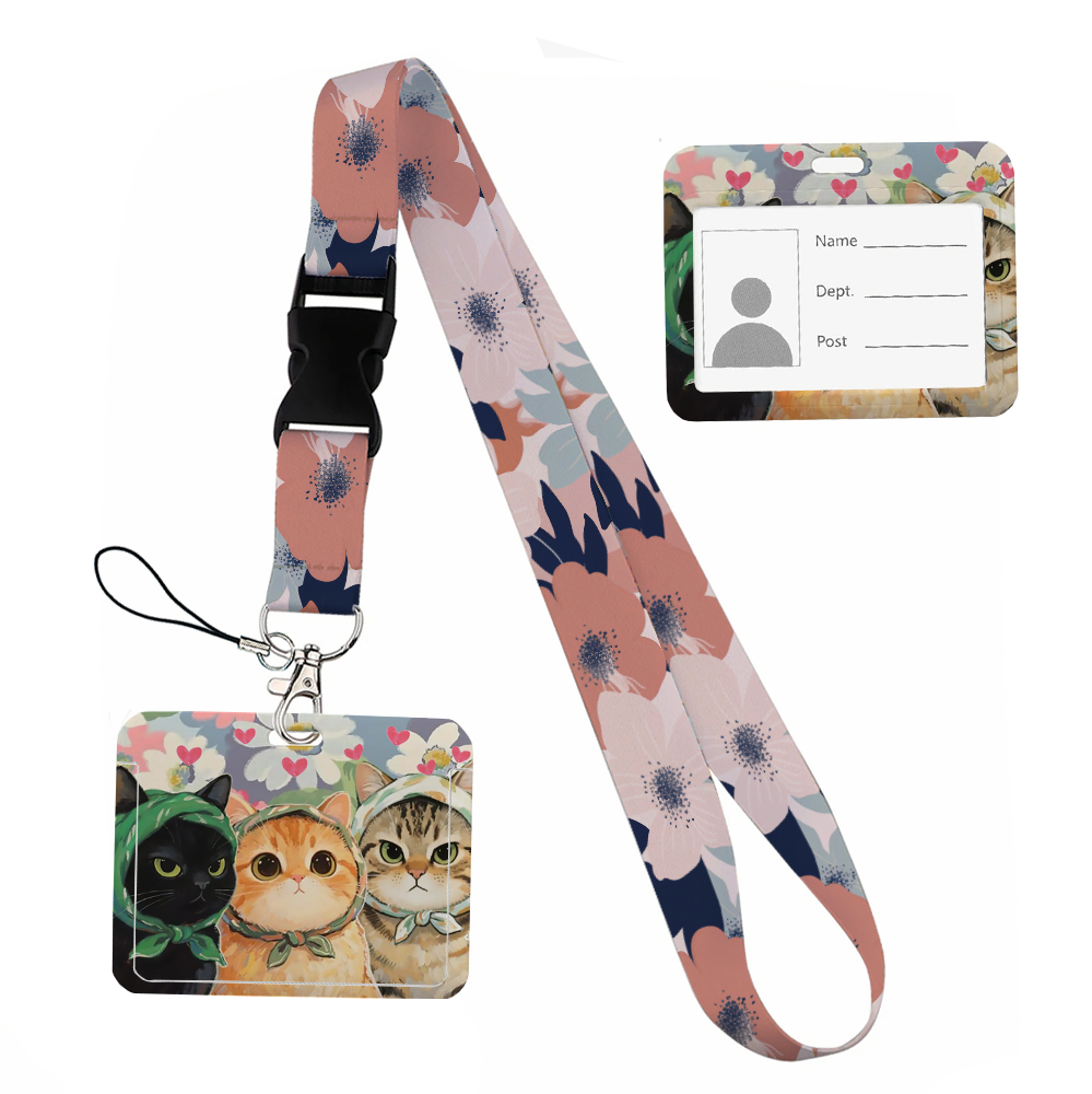 Małe zwierzęta w kwiatach Nadr – Lanyard Badge Holder recenzja i cena