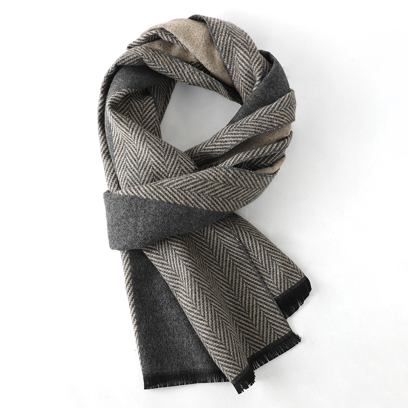 Luksusowy zimowy męski szal sz – Muffler Men Wool recenzja i cena